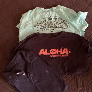 ALL THREE MENS T’S FOR CHEAP. LARGE. GREAT SHAPE